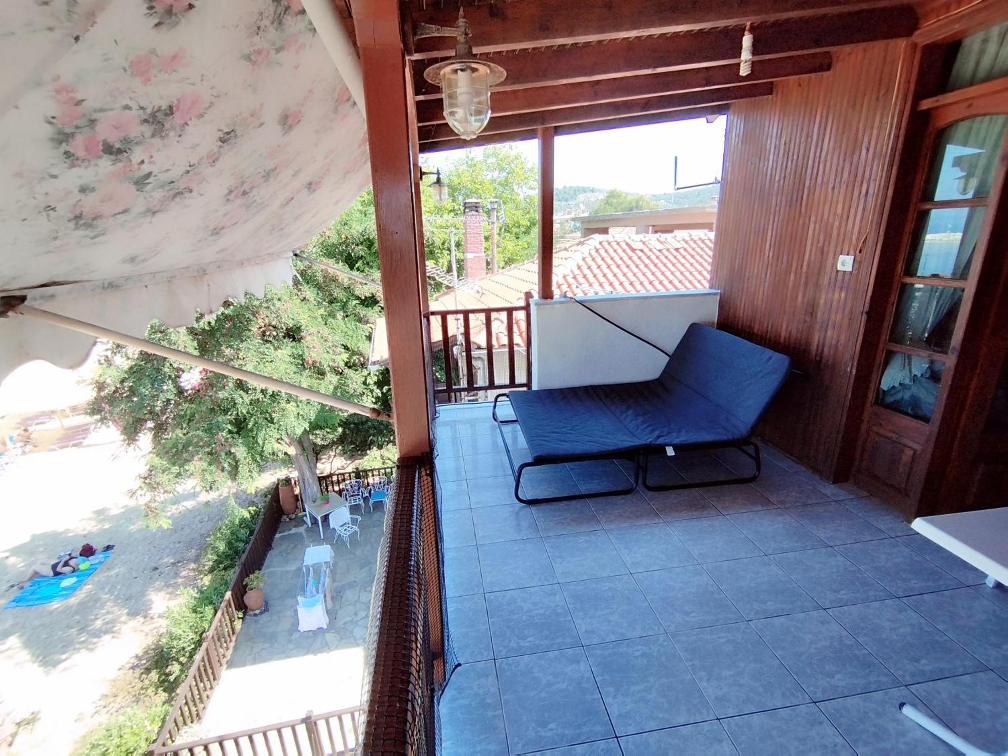Beachfront Apartment Thassos Skala Kallirakhis Bagian luar foto