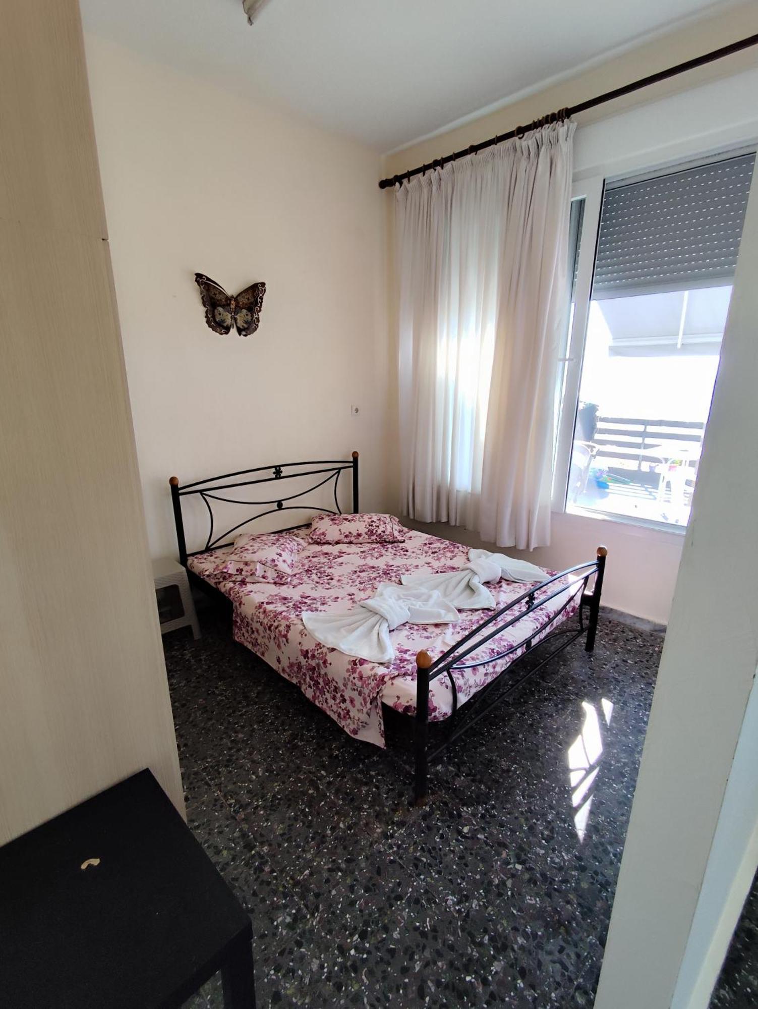 Beachfront Apartment Thassos Skala Kallirakhis Bagian luar foto