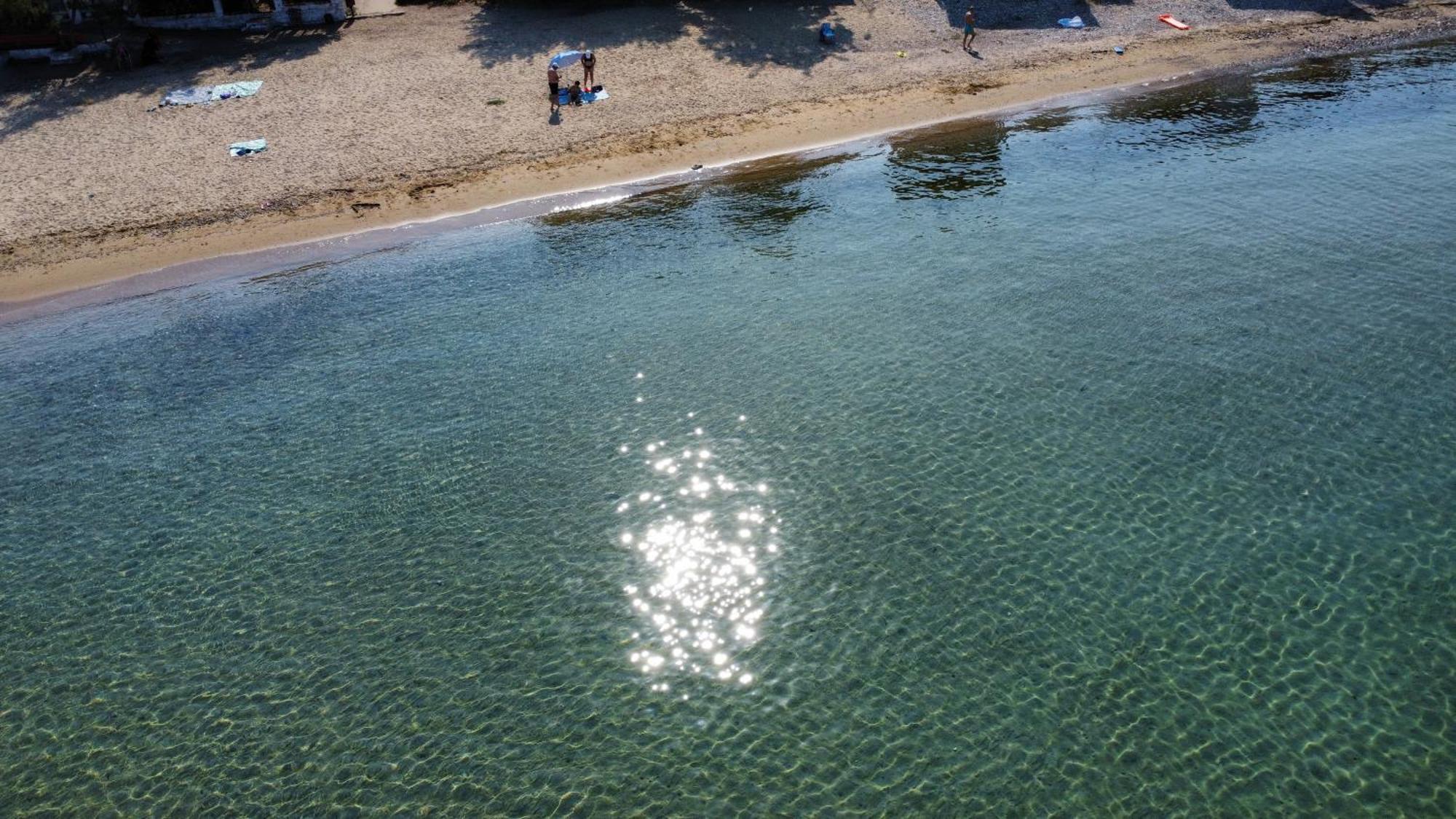 Beachfront Apartment Thassos Skala Kallirakhis Bagian luar foto