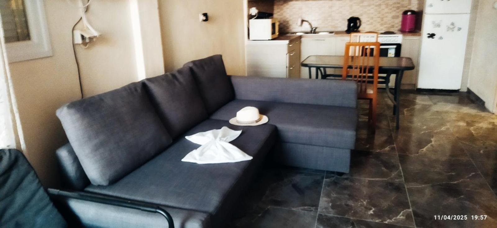 Beachfront Apartment Thassos Skala Kallirakhis Bagian luar foto